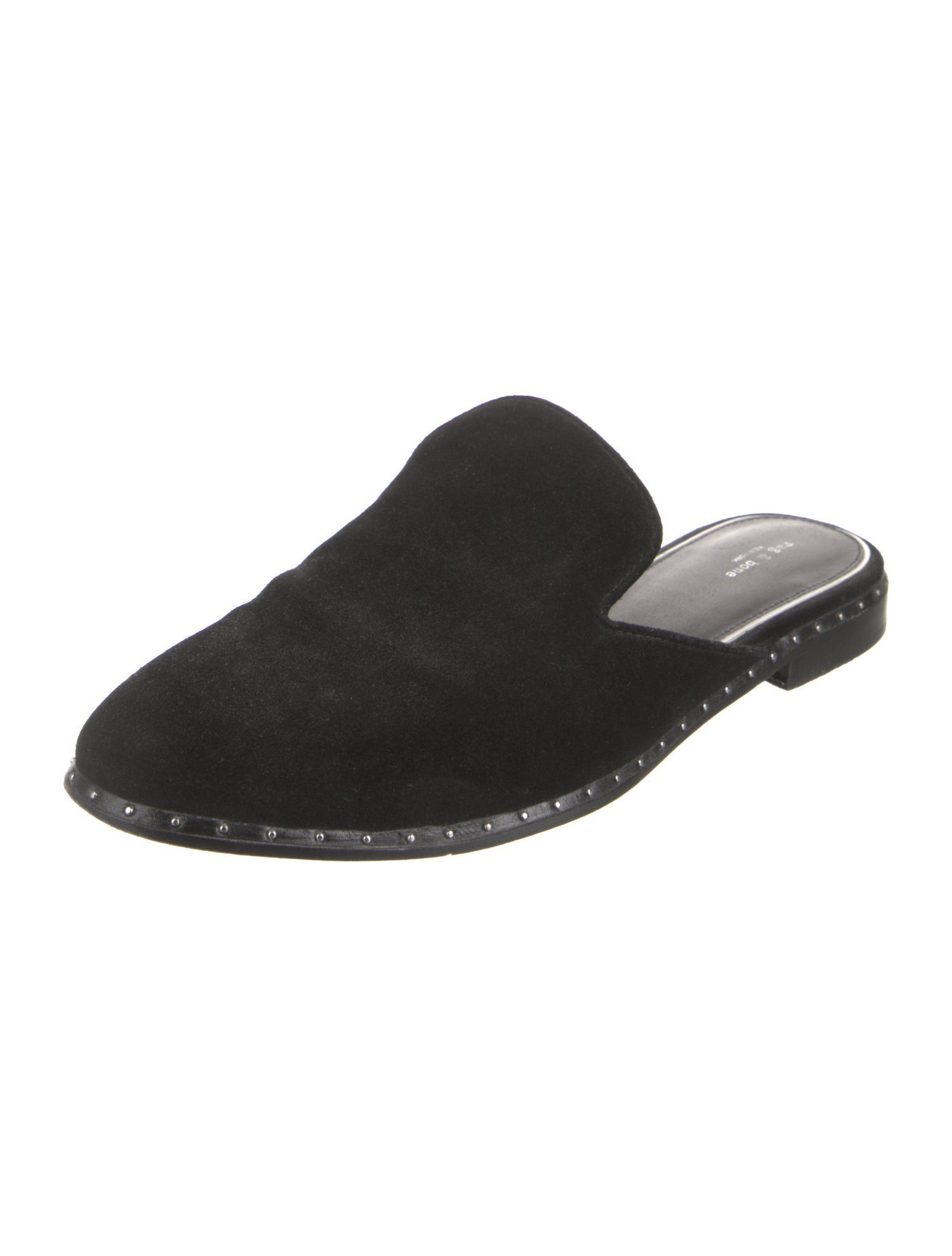 Rag & Bone Suede Studded Accents Mules